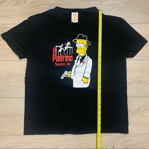 Rare Homer Simpson T-Shirt Spanish Mafia il Padrino Sono io Homer. Godfather - Picture 6 of 8